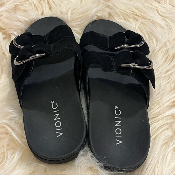 Vionic Womens Corlee Black Sandals Size 8 Medium (B, M) - Picture 5 of 5